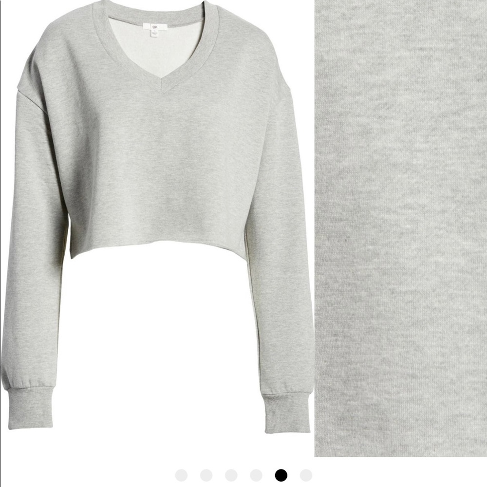 BP. Crop V-Neck Sweatshirt New